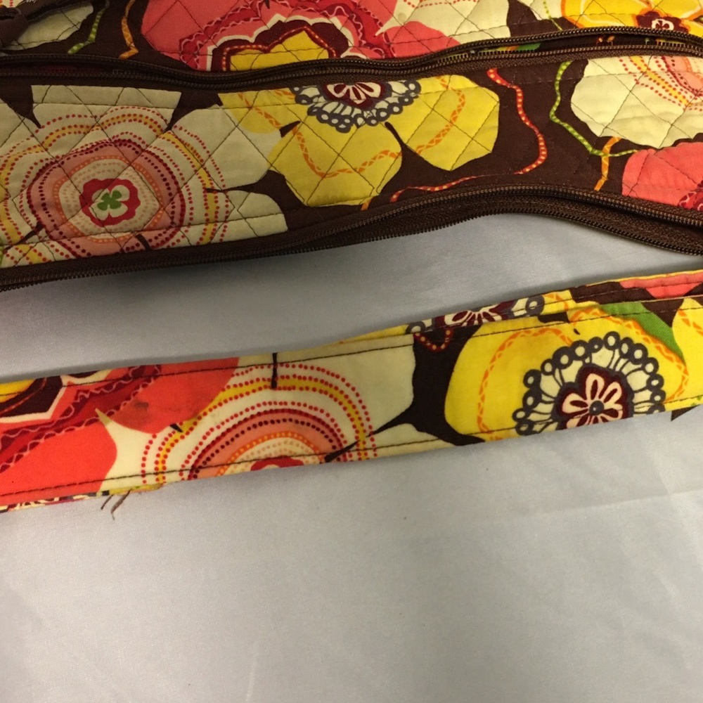 Vera Bradley Purse yellows oranges flowers - Picture 12 of 14